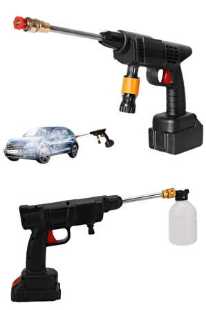 Bahçe Sulama Tabancası Makinesi Yüksek Basınçlı Akülü Yıkama Makinesi