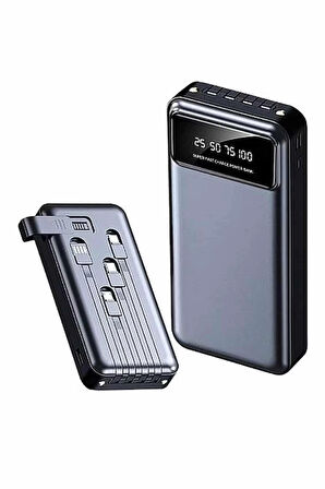 Powerbank 20.000 MAH Hızlı Şarj Özellikli Taşınabilir USB Girişli