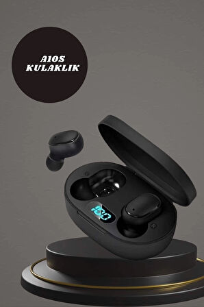 Dijital Göstergeli Kulaklık ve 7 Kordonlu Akıllı Saat Android ve İOS Uyumlu Uyku Takibi Sesli Görüşme