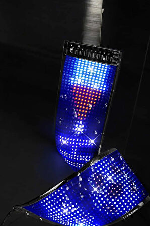 Piksel Led Matrix RGB Işıklı Led Yazılı Bluetooth Bağlantılı 16X64