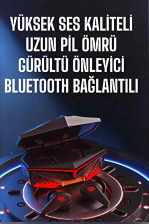 Yeni Nesil Oyuncu Kulaklığı Gürültü Önleyici Uzun Pil Ömrü Bluetooth Bağlantılı