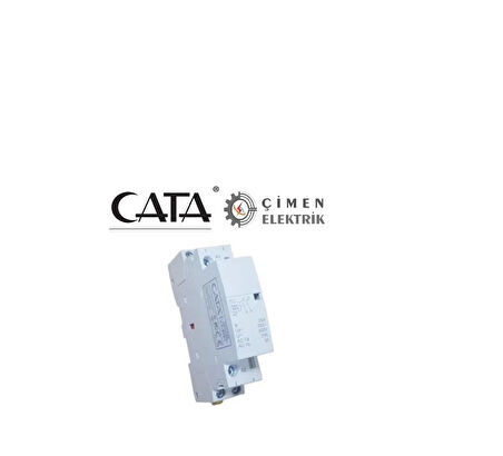 CATA CT 9183 25A Sesiz Modüler Aydınlatma Kontaktörü