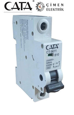 CATA CT 9611 1X10A B 4.5Ka Tipi Otomatik Sigorta