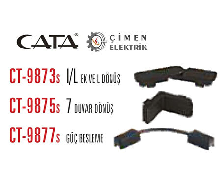 CATA CT 9875 Magnetıc Ray Ek Parçası Siyah
