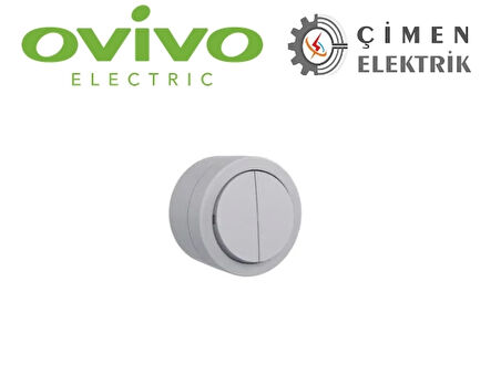 Gri Komutatör Anahtar Sıva Üstü - Elektrik Tesisat Anahtarı