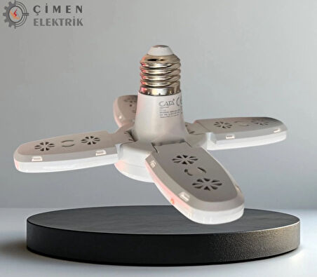 CATA CT 1151 Pervane 30W Led Ampul 6500K Beyaz Işık E27 Duy