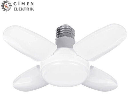 CATA CT 1151 Pervane 30W Led Ampul 6500K Beyaz Işık E27 Duy