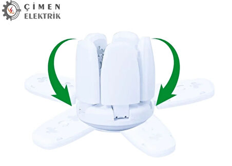 CATA CT 1151 Pervane 30W Led Ampul 6500K Beyaz Işık E27 Duy