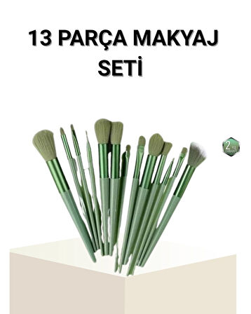 BUĞZ 13’lü Profesyonel Makyaj Fırça Seti – Yumuşak Sentetik Kıllı, Tüm Cilt Tiplerine Uygun