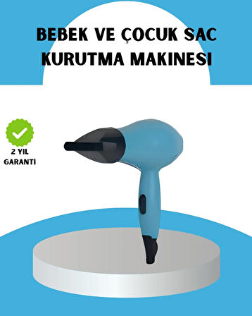 BUĞZ Mini Saç Kurutma Makinesi – Sessiz, Güvenli ve Hafif – Çocuklar İçin Özel Tasarım