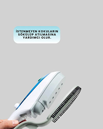 BUĞZ Taşınabilir Buharlı Ütü 1500W | Giysilerde Yanık Bırakmaz, Kokuyu Giderir