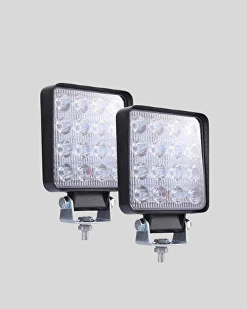 BUĞZ 16 LED Beyaz Işık Far | Uzun Ömürlü, Enerji Verimli, Geniş Aydınlatma Açısı