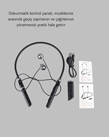 BUĞZ Bluetooth 5.0 ANC Kulaklık – Dokunmatik Kontrol, Kristal Netliğinde Mikrofonlu
