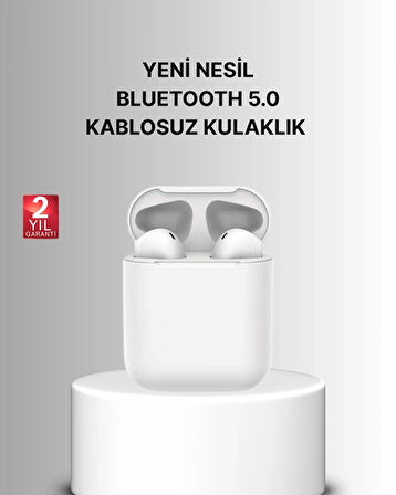 BUĞZ Dokunmatik Kontrollü 2. Nesil Bluetooth 5.0 Uzun Pil Ömürlü Kulaklık