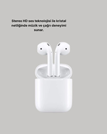 BUĞZ Dokunmatik Kontrollü 2. Nesil Bluetooth 5.0 Uzun Pil Ömürlü Kulaklık
