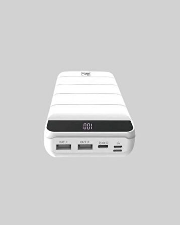BUĞZ 50000mAh Yüksek Kapasiteli Powerbank Hızlı Şarj ve LED Ekranlı