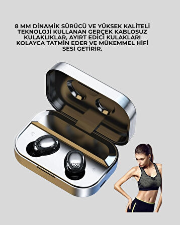BUĞZ Gürültü Engelleyici Bluetooth Kulaklık – Akıllı Ekranlı, HiFi Ses Kalitesi