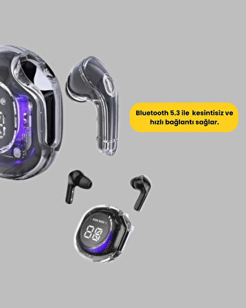 BUĞZ Kablosuz Bluetooth Kulaklık Hifi Ses Kalitesi ve Mikrofonlu