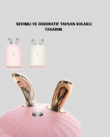 BUĞZ 200 ml Ultrasonik Aroma Difüzör ve Hava Nemlendirici Gece Lambalı