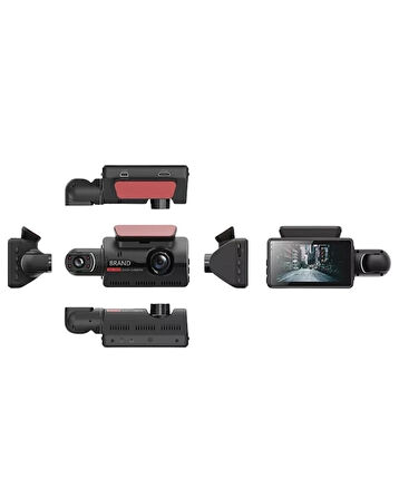 BUĞZ Çift Görüşlü Dashcam – Gece Görüşlü 1080P Araç İçi Güvenlik Kamerası