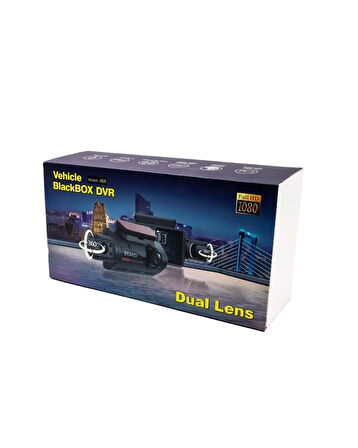 BUĞZ Çift Görüşlü Dashcam – Gece Görüşlü 1080P Araç İçi Güvenlik Kamerası