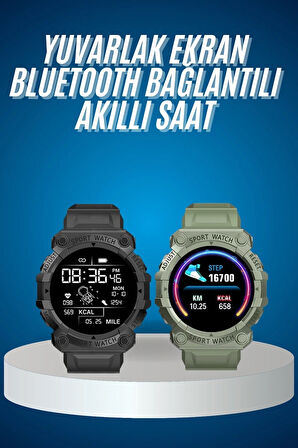 BUĞZ Yeni Nesil Akıllı Saat Bluetooth Bağlantılı Android ve İOS Uyumlu