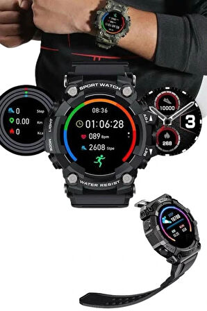 BUĞZ Yeni Nesil Akıllı Saat Bluetooth Bağlantılı Android ve İOS Uyumlu
