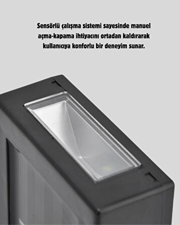 BUĞZ Güneş Enerjili 6 LED Solar Lamba – Fotoselli, Su Geçirmez ve Çevre Dostu Bahçe Işığı