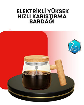 BUĞZ IP6 Su Geçirmez Şarjlı Kupa – 3D Karıştırma, Sabit Sıcaklık, 400 ml