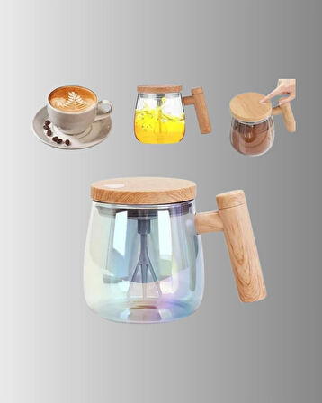 BUĞZ IP6 Su Geçirmez Şarjlı Kupa – 3D Karıştırma, Sabit Sıcaklık, 400 ml
