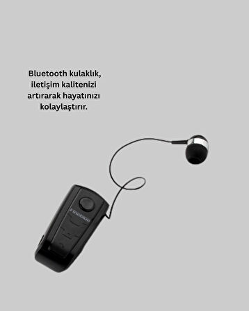 BUĞZ Kablosuz Bluetooth Kulaklık – Gürültü Önleyici, Uzun Pil Ömürlü, Çift Cihaz Bağlantılı
