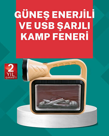 BUĞZ Alev Efektli Güneş Enerjili Lamba – Su Geçirmez