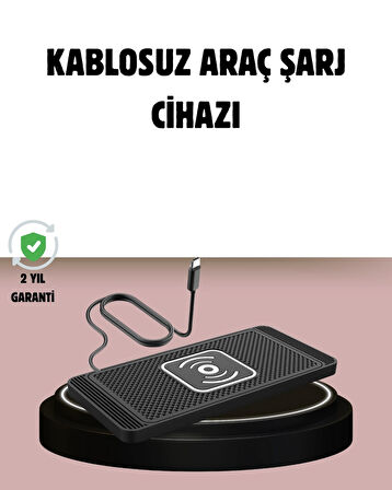 BUĞZ Manyetik Kablosuz Araç Şarj Cihazı – Hızlı Şarj, Kaymaz Taban, Güvenli Kullanım
