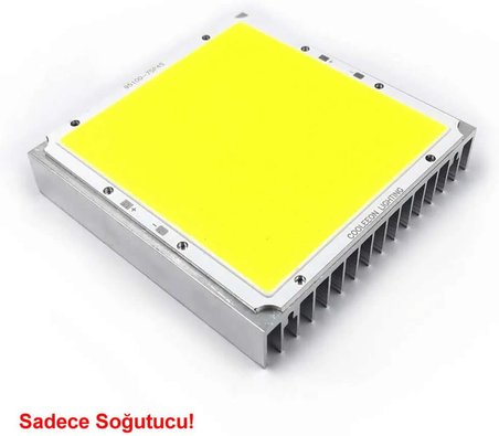 10cm x 10cm x 1.8cm Alüminyum Metal Soğutucu Blok Radyatör Peltier Isı Düşürücü Amfi Led Entegre DVM.101.513