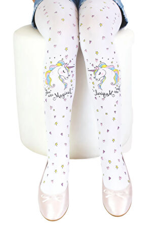 Çocuk Unicorn Muz Külotlu Çorap