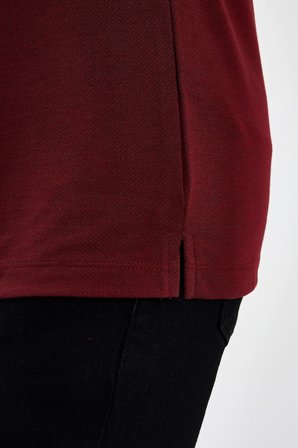 Erkek Basic Polo Yaka Cepli Kısa Kol Lacivert Tişört