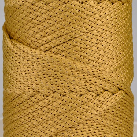 5 Mm - 400 gr Polyester Makrome 95 M Polyester Makrome Ip Supla Ip Ve Çanta Ipliği (Hardal)