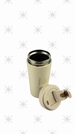 STARMUG Sızdırmaz Kapaklı Paslanmaz Çelik Termos Bardak 380 ml