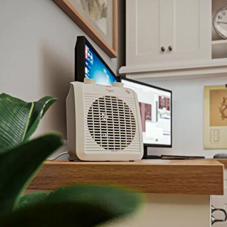 2000W 2 Kademeli Termostatlı Elektrikli Fanlı Isıtıcı