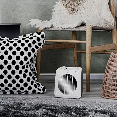 2000W 2 Kademeli Termostatlı Elektrikli Fanlı Isıtıcı