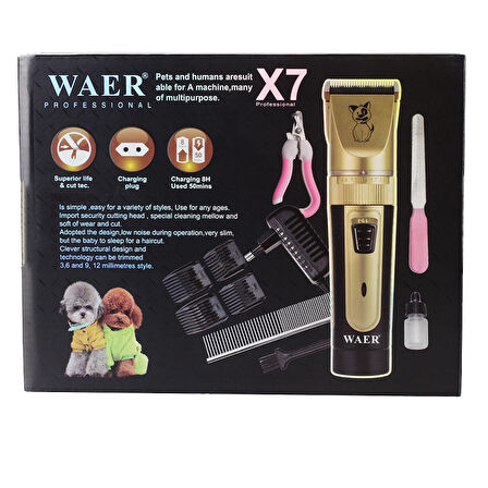 Waer WA-08158 Kuru Çok Amaçlı Tıraş Makinesi