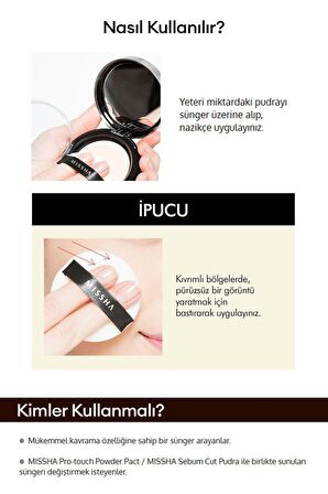 Pudra Uygulaması İçin Makyaj Süngeri (Daire) Compressed Flocking Puff (Yuvarlak)