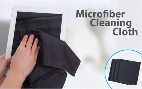 Microfiber Temizlik Bezi 4’lü Paket – 40×40 cm – Çizik Bırakmaz, Tüy Bırakmaz – Gözlük, Telefon, Tablet, TV ve Kamera Lens Temizleme Bezi