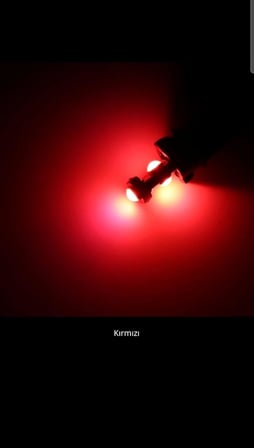 10 Adet T5 LED Kilometre Kadran Ambians Aydınlatma Ampulü Renkli