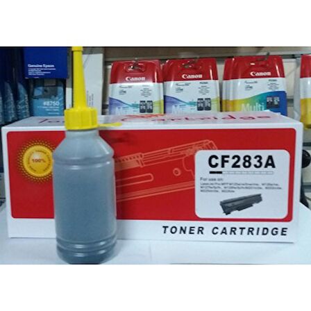 Hp Laserjet  Pro M127 Cf283A - 83A  Kolay Dolantoner+Toner Tozu