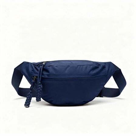 Lacivert Çapraz Çanta Bel Çantası Spor Çantası Ultra Hafif Oxford Kumaş Suya Dayanıklı