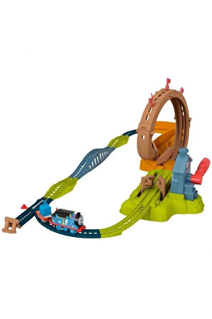 Thomas Çemberde Dönüş Eğlencesi Oyun Seti Hjl20 Oyuncak Thomas Çemberde Döner Büyük Thomas Oyun Seti