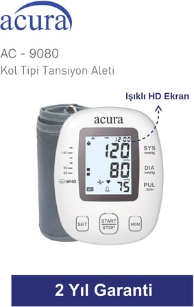 Acura AC-9080 Tansiyon Aleti Üst Koldan Elektronik