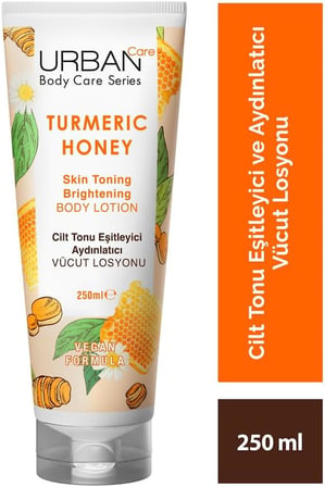 URBAN Care Turmeric Honey Cilt Tonu Eşitleyici ve Aydınlatıcı Vücut Losyonu 250 ml