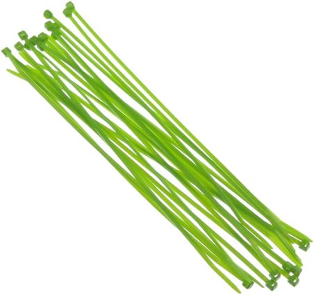 Yeşil Plastik Kablo Bağı | 200mm x 2.5mm | 20 Adet | Dayanıklı Cırt Kelepçe | Kablo Düzenleme ve Sabitleme İçin